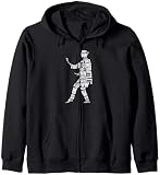 Qigong-Kämpfer Taijiquan Silhouette Tai Chi Kapuzenjacke