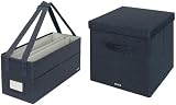 Leitz Set Aufbewahrungsbox mit Deckel aus Stoff Groß