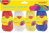KEYROAD Garnset Acryl Regenbogen Farben Garnstränge
