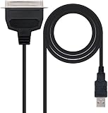 VoltShine USB-Parallel-Kabel 1,5 m