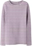 Name IT Mädchen Girl Oberteil Mit Langen Ärmeln Rippstrick Nkfsuraja XSL Ls Top Noos