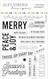 Alex Syberia Designs Stempel-Set mit Weihnachtsmotiven