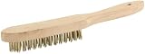 Zarivy Bürste Messing mit Holzgriff