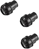 3 Stück PP Fittings Kupplung 1 Zoll Innengewinde auf 32 mm für 32mm PE-Rohr für…