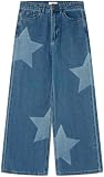 SPRINGFIELD Mädchen Laser Star Denim Culotte Pants Hose