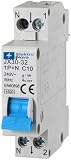 ELEKTRONOVA Leitungsschutzschalter 1P+N C10 10A 4.5kA