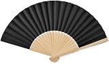 PromotionGift - Manueller Handventilator aus Bambus mit Papiergewebe