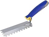 VITREX Xtreme Maurerkelle 6 x 6 mm hat eine vergrößerte 150 mm Klinge aus geschliffenem