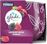Glade Duftkerze mit Dekorfolie Radiant Fresh Berries
