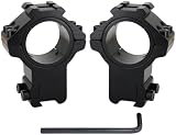 YONCONO 2 Stück Gewehrmontage Hochprofil Zielfernrohrringe 25,4 mm