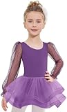 Arshiner Mädchen Ballettkleidung Ballettkleid Ballettanzug Baumwolle Tanzkleid Tutu…