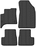 Gledring 0584 Fußmatten Set Gummimatten Vorne und Hinten schwarz