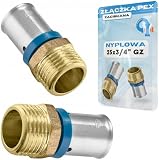 Rimex Pressfitting Kupplung PEX 25x3/4 Zoll Innengewinde Muffe für Pressverbindung