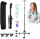 Infusionsständer, fahrbar mit Rollen