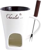 Keramik Schokofondue Tasse