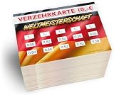 250 Verzehrkarten Weltmeister DIN A7