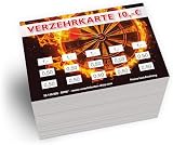 250 Verzehrkarten Dart DIN A7