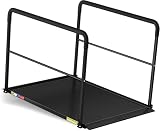 ILOKNZI 4FT x 33IN Tragbare Rollstuhlrampe mit Handläufen