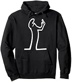 La Linea Style Sehr unzufriedene Retro-Fans Pullover Hoodie