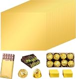 Goldene Aluminiumfolie Bonbonpapier