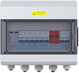 EDECOA 9KVA 230VAC Hybrid-Wechselrichter-Kombinatorbox mit Überspannungsschutz und…