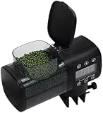 Futterautomat Aquarium-Wiederaufladbare 500ML Groß Kapazität Fischfutterspender mit…
