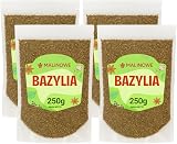 Malinowe getrocknete Basilikumblätter aromatisch intensiv gewürzt 4x250g