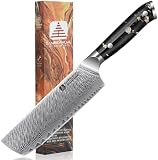 SANRENHUAL 7 Inch Nakiri Knife