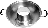Fonduetopf Edelstahl kompatibel mit/Ersatzteil für FRITEL 2FG002 FG2970 Fonduetopf