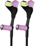 Unterarm Krücke Pads & offene Manschette Ellenbogen Krücke Handgriff Abdeckungen Violett