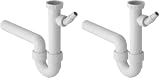 Geberit Spueltisch-Ablauf G1 1/2x40 mm weiss in PP Objektmodell fuer ein Becken 152713111