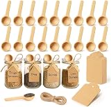 JYYWTSI 24PCS Mini Holzlöffel Set