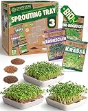 ZenGreens® - Bio Sprossen Anzuchtschale 3er Set