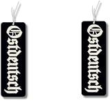 2x Duftbaum mit Ostdeutsch Motiv