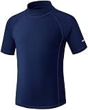 Kinder UV Shirt Kurzarm Jungen Badeshirt UPF 50+ Sonnenschutz Schwimmshirt Rashguard mit…