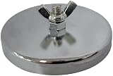 QUARKZMAN Magnetische Flaggenhalterung 2.63 Zoll Runde Magnet Halterung Mit Flügelmutter…