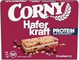 Haferriegel Corny Haferkraft Protein Cranberry-Kürbiskern