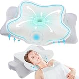 DONAMA Memory Foam Kissen ergonomisches Nackenkissen Kopfkissen Seitenschläferkissen