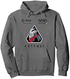 NASA Artemis II Mission Patch Worm und ESA Logo Pullover Hoodie