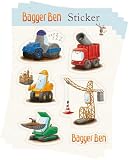 Bagger Ben Stickerheft 4er Bundle