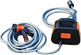 Akku Wasserpumpe, 600L/H Elektrische Kabellose Gartenpumpe mit Zwei 4000mAh Akkus