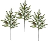 Künstlicher Tannenzweig 60cm 3erSet Kunstast Dekozweig Dekoast Tannengrün Tannenbund…