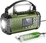 Vikeri Notfallradio mit Kurbel und Solar