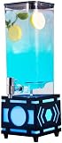 Biersäule 3L, Bier Tower Dispenser mit Zapfhahn und LED-Beleuchteter