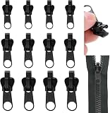 Reissverschluss-ReparaturSet,3 Größen Abnehmbare Reisverschluss-zipper Ersatz,Ohne…