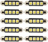 LED 12V Soffitten 43 mm weiß Innenraum Ersatz Beleuchtung warmweiß rot kaltweiß pink…