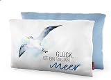La Vida Kuschelkissen mit Möwe-Motiv