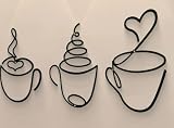 GTYHH Kaffeetapeten Schwarz