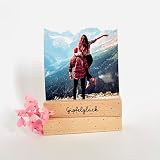 maloOo Geschenke Kartenhalter Gipfelglück Holz 2er Set Punkte