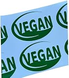 2 Aufkleber "VEGAN" für Schaufenster und Vitrinen